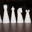 ВСЕ.jpg Spiral chess set - 3D model in modern style