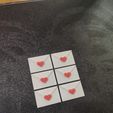 Valentine's Day Magnetic Card with Heart