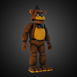 FreddyFazBear34FrontRight.png Five Nights at Freddys Freddy Armor and Helmet for Cosplay 3D print model