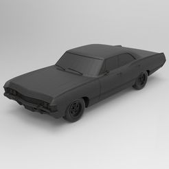 stl_chevrolet_impala_1967_dean_winchester_supernatural.jpg STL CHEVROLET IMPALA 1967 DEAN WINCHESTER SUPERNATURAL