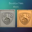 01.jpg Brooklyn Nets Logo Relief 3D print model