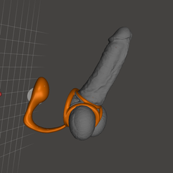 Screenshot-2023-03-28-at-11.37.45-AM.png Fichier OBJ Anneau pour bites et boules avec stimulateur de point G・Modèle pour impression 3D à télécharger