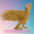 3.png Golden eagle,3D MODEL STL FILE FOR CNC ROUTER LASER & 3D PRINTER