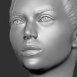 17.jpg Beautiful brunette woman bust ready for full color 3D printing TYPE 9