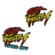 SDFSD.png 3D MULTICOLOR LOGO/SIGN - Scott Pilgrim Takes Off (Two Variations)