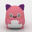 RENDER-1.jpg MAPLE STORY PINK BEAN TOY 3D PRINTABLE MODEL