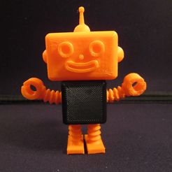 IMG_5556.JPG Free 3D file Retro Robot・3D printable model to download