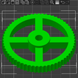 wheel1.png Bed Leveling Wheel, minute marks