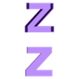 Z.stl A to Z letter boxes
