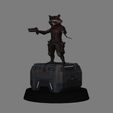 02.jpg Rocket Raccon - Avengers Endgame LOW POLYGONS AND NEW EDITION