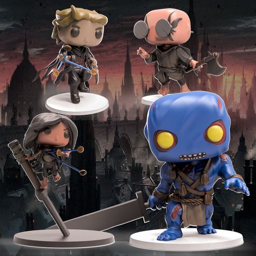 🎲 Funko Mistborn Collection + Custom Boxes・ STL File for 3D printing・Cults