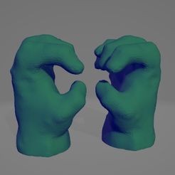 mano1.jpg Descargar archivo soporte manos de hulk • Diseño para impresión en 3D, davi2