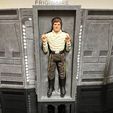 352820215_6310780502336793_1566385094359285148_n.jpg STAR WARS VINTAGE HAN SOLO CARBONITE POTF, POWER OF THE FORCE ACTION FIGURE CUSTOM UNPRODUCED ALTERNATE VERSION KENNER, HASBRO ACTION FIGURE, 3.75", 1/18, 5POA