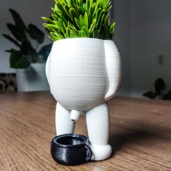 VAS-CRI-001-B.jpg Popo vase - plant vase 3D print model