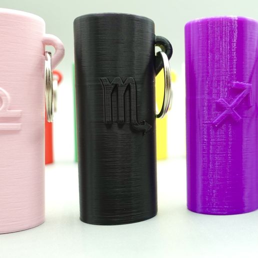🔧 Bic Classic Zodiac Sign Cases + Keychains・ 3D File for ・Cults
