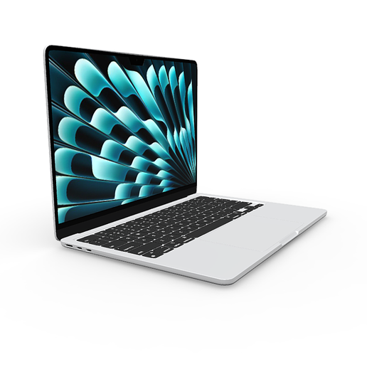 🍎 Apple MacBook Air 15-inch 2024 - Premium 3D Model・ STL File