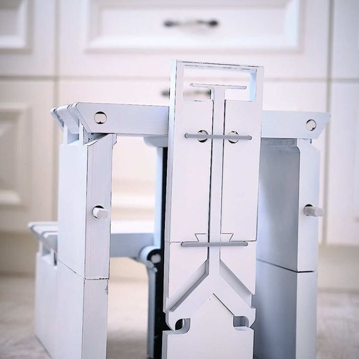 3D file Printable Foldable Dropline Chair (Step Chair) 🪑 ・3D printing ...