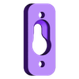 Holder.stl Hidden Keyhole Support (20x50x10)
