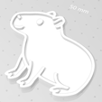 7.png Capibara Cookie Cutters