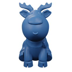 rendu_1.png Fichier OBJ REINDEER RENNE IMPRESSION・Modèle à imprimer en 3D à télécharger