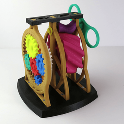 Capture d’écran 2018-02-08 à 11.53.56.png Free STL file Pointlessly complex gear device・3D printable model to download
