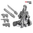 A8.jpg Download file Royal Regiment - Officer of the Imperial Force • 3D printable template, RedMakers