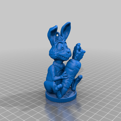 93724cf9-f5f1-480f-90fd-71859092a05f.png Free 3D file rabbit with carrot・3D print object to download, shuranikishin