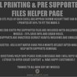 STL PRINTING & PRE SUPPORTED FILES HELPER PAGE ESTEE UU DAT CSTE Ud) UU i ie] SC OS TL Bt Ls SUPPORTS ARE UNALTERED DEFAULT HEAVYS/MEDIUMS AND SMALLS SUGGESTED : USE A HOT WATER SOAK FOR A MINUTE ATLEAST AFTER WASH TO TO et ANY QUESTIONS/ HELP/INFO PLEASE SEND A MESSAGE AND | WILL REPLY ASAP ISTRIVE TO OFFER GREAT CONTENT & HAVE HAPPY CUSTOMERS! THANKS TO ALLWHO BUY MY MODELS (e) www.calum5.com Ornate detailed Skull
