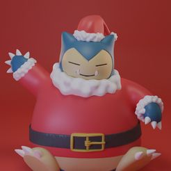 snorlax-render-natal.jpg Pokemon - Snorlax Christmas Costume