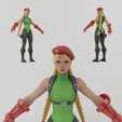 Portada.png Cammy Street Fighter Lowpoly Rigged
