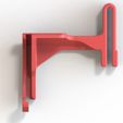 Render_cableholder_2_cut.jpg Ender 3 S1 держатель кабеля, кабельная направляющая для плоского кабеля
