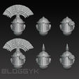 mk3-helmets-new.png STL file Mk3 Helmets new style x6・3D printable model to download