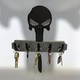 Screenshot_20231002_174826.jpg wall mounted key holder, The Punisher skull