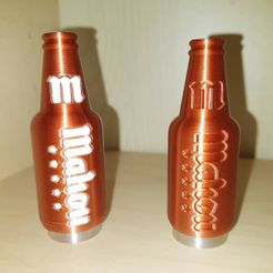 mahou.jpg STL file MAHOU BEER HOOKAH MOUTHPIECE / BOQUILLA SHISHA CERVEZA MAHOU・3D printable design to download