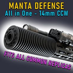 Unbenannt-1.jpg MANTA Suppressor Sleeve/Cover with Inner Suppressor 14mm CCW