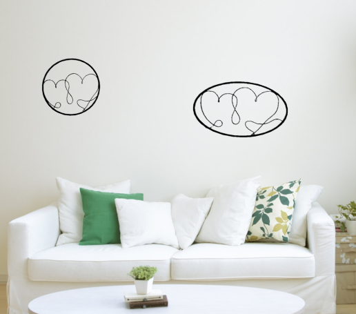 04048c622f279fe32d24f64c25232383.png Fancy Dünne Herzen Wanddekor #VALENTINEXCULTS