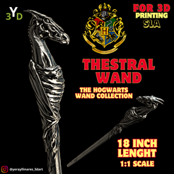 1.png Wand "Thestral" of Hogwarts Legacy of Harry Potter