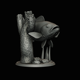 peacock-bass-trophy-natural-2-2-20.png Peacock bass (Cichla ocellaris) fish trophy in motion sculpture 2 underwater detailed texture for 3d printing