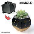 Geometric-pot-mold.jpg Geometric pot mold - include Pot file for print