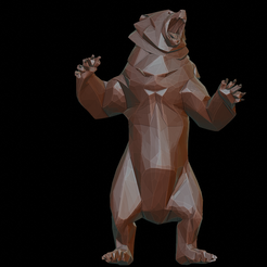 Bear_Miniature_13.png Fichier STL Modèle miniature d'ours imprimé en 3D・Design à télécharger et à imprimer en 3D