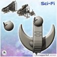 5.jpg Tau recon spaceship with scout drone (6) - Future Sci-Fi SF Post apocalyptic Tabletop Scifi Wargaming Planetary exploration RPG Terrain