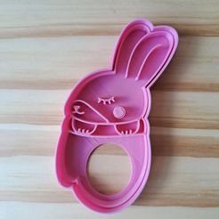319853739_932432731079921_2122199057384678006_n.jpg STL file Christmas Bunny Mitten - Cookie Cutter・3D printing idea to download