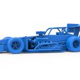 128.jpg Supermodified front engine Winged race car V4 Scale 1:25