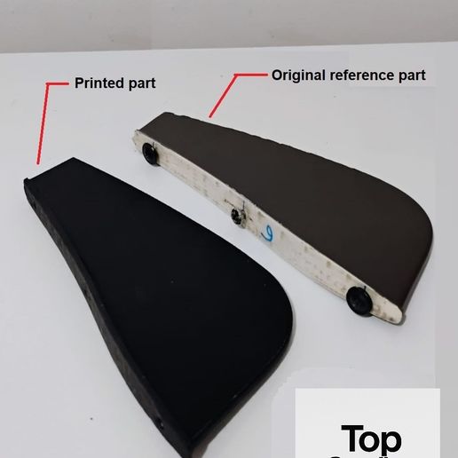 Outer Fin For Ferrari 458 - STL for 3D Printing 3D model