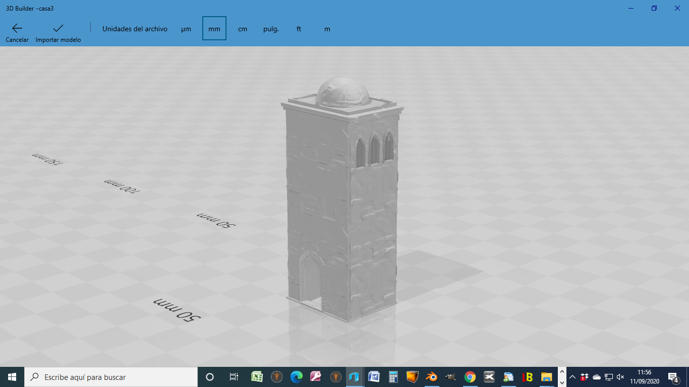 2020-09-11.png Download STL file Rustic house 3d model diorama tower • 3D print design, javherre