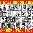 2024-01-29-9.png Pack Vectors Laser Cutting - Cnc - 3d Printing - 110 Deco Paintings - Anime