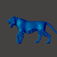 6.png Tiger V29 - Voronoi Style, Spider Web and LowPoly Mixture Model