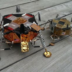 20140711_075837.jpg STL file 1/32 - Apollo Lunar Module・3D printing model to download