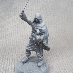Unknown Hero Sword-Fire pre-supported