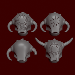 25.png Fichier STL gratuit Les seigneurs sans visage・Objet pour imprimante 3D à télécharger